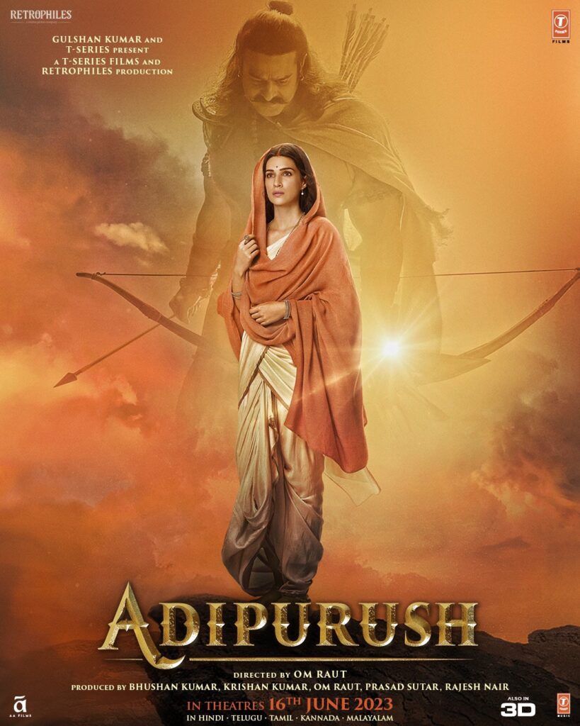 Adipurush Released New Posters Featuring Sita As Kriti Sanon