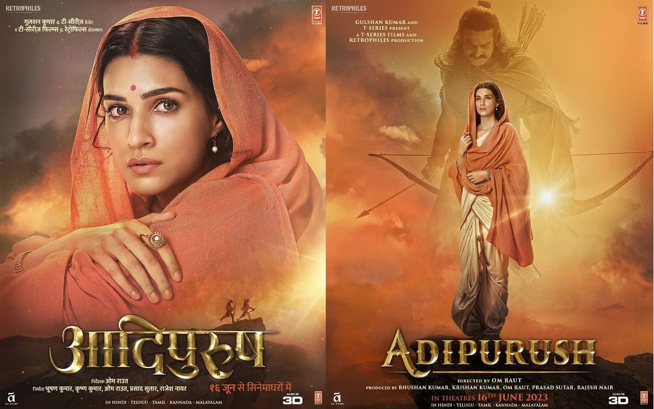 Adipurush Released New Posters Featuring Sita As Kriti Sanon
