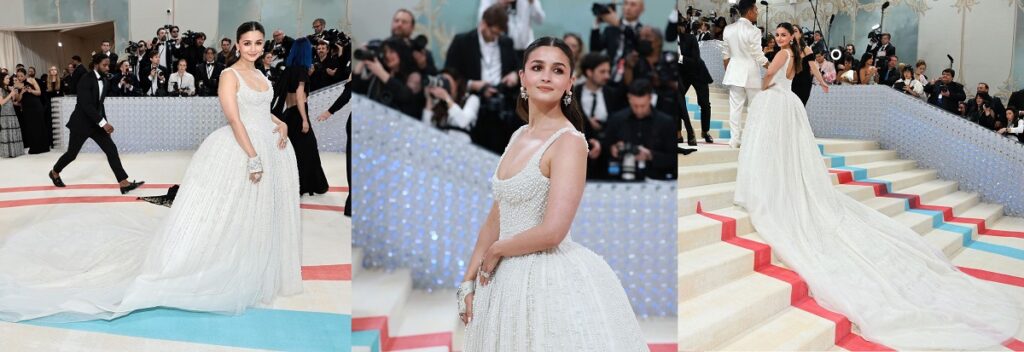 Alia Bhatt, the talented Bollywood actress, stole the show at the Met Gala 2023