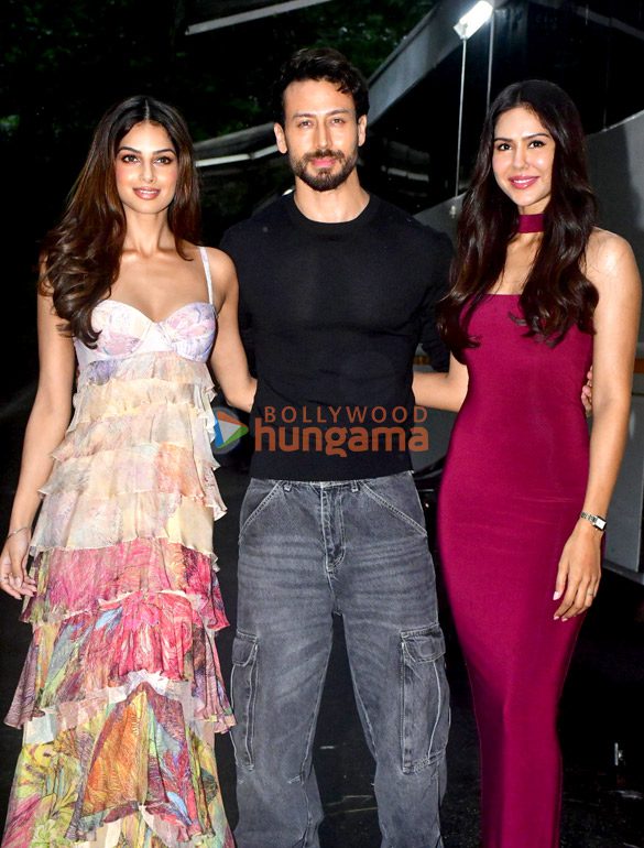 Photos: Tiger Shroff, Sonam Bajwa and Harnaaz Sandhu snapped promoting Baaghi 4 on the sets of Bigg Boss 19 | Parties & Events