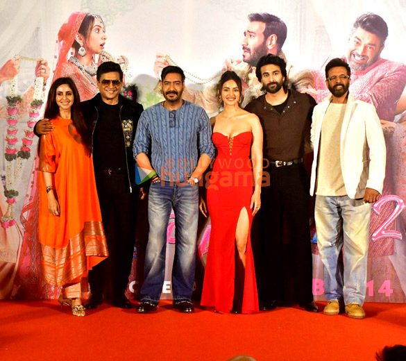 Photos: Ajay Devgn, R Madhavan, Rakul Preet Singh, Meezaan Jafri and others grace the trailer launch of their film De De Pyaar De 2 | Parties & Events