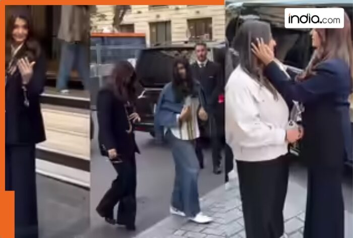 Aishwarya Rai proves why she’s the queen! Hugs crying fan in Paris, internet hails her grace