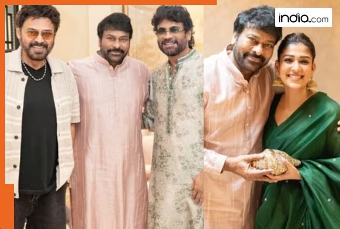 Chiranjeevi hosts star-studded Diwali bash with Nayanthara, Nagarjuna, and Venkatesh; fans call it ‘True camaraderie’- See pics