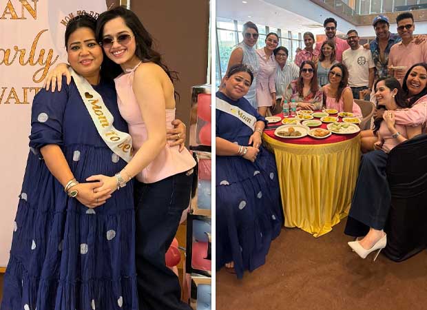 Bharti Singh gets emotional at surprise baby shower hosted by Laughter Chefs’ team : Bollywood News